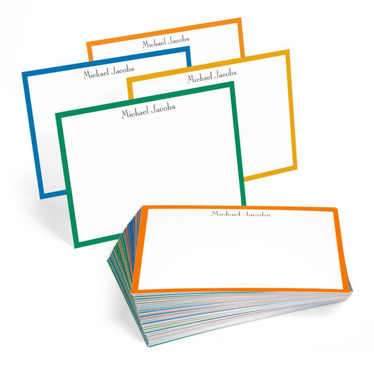 The New England Border Flat Note Cards Collection